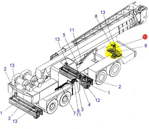 360-315-59900-CORRECT | OUTRIGGER | FRONT JACK | SEAL KITS | TADANO TG450M2