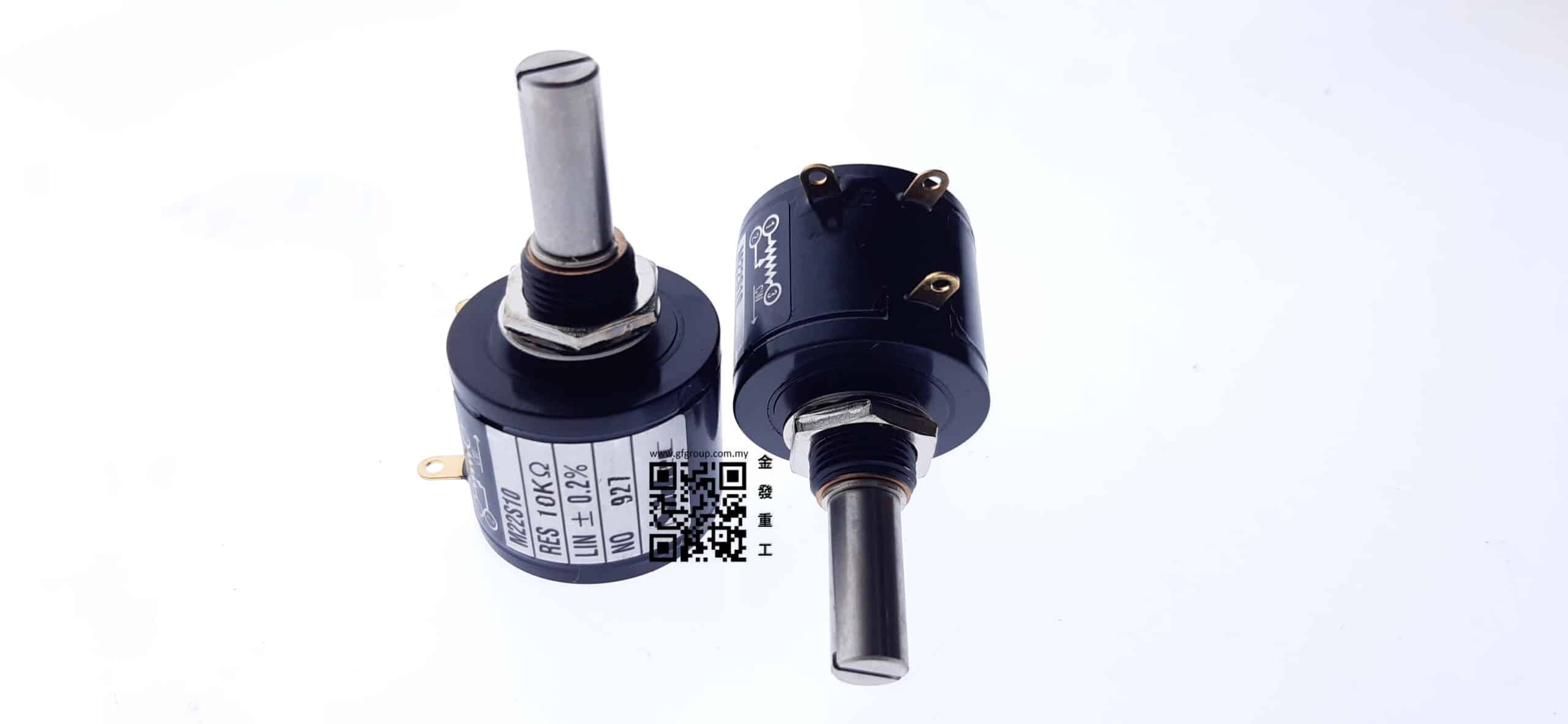 719-19511010 | Potentiometer Outrigger Sensor stroke 10k Ohm , 3pin, 10turn