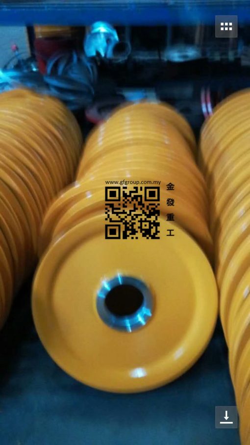 Uni-PLS-16.125-CI | PULLEY IRON 16 A:405 B:125 C:19 D:51 E:0 J:155